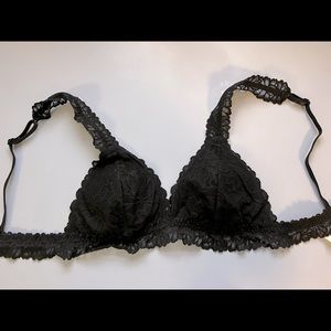 Victoria’s Secret PINK Lace Bralette - Black Size Small